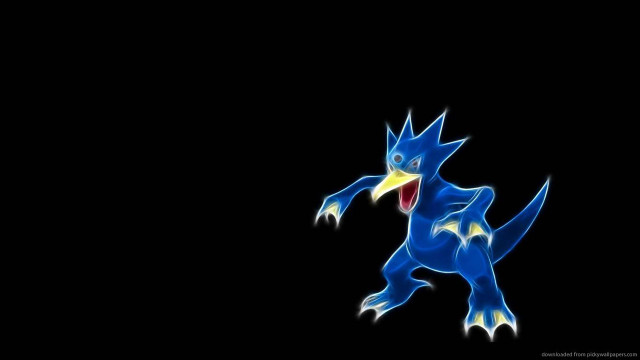 Blue yellow pokemon wallpaper black #2 free wallpaper for desktop - medium preview image
