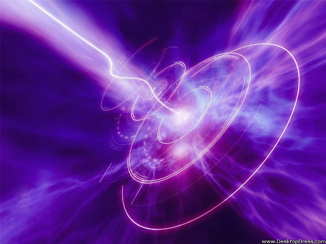 Purple blue spiral design lightning free wallpaper for desktop - medium preview image
