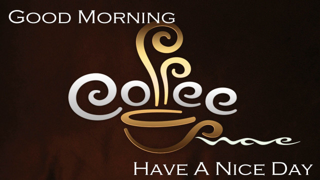 Coffee cup swirly good morning #3 free wallpaper for desktop - medium preview image