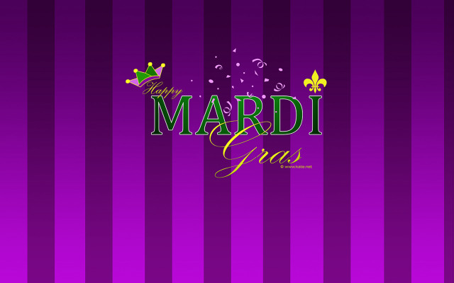 Purple striped mardi gras gold free wallpaper for desktop - medium preview image