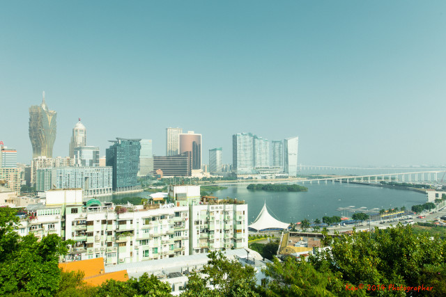 City bridge river buildings foreground free wallpaper for desktop - medium preview image