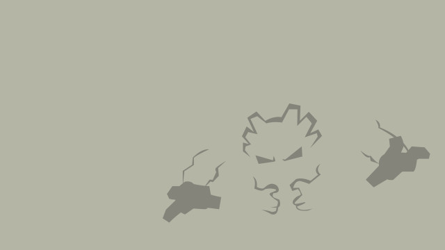 Gray wall clock shadow face free wallpaper for desktop - medium preview image