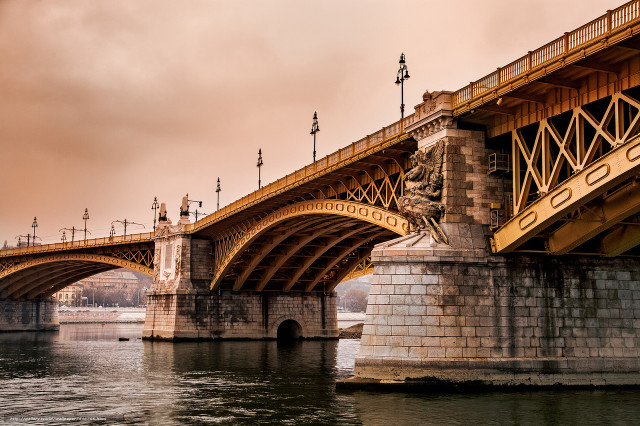 Bridge water clock tower clock free wallpaper for desktop - medium preview image