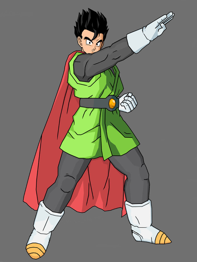 Son gohan saiyan armor spiked free wallpaper for mobile - medium preview image