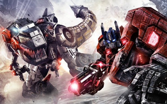 Robot couple city elephant action free wallpaper for desktop - medium preview image