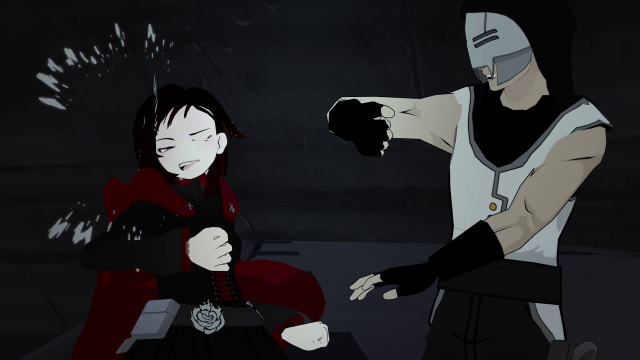 Cartoon man pointing woman dress free wallpaper for desktop - medium preview image