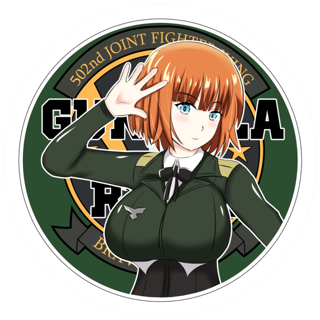 Girl uniform hand up head free wallpaper for tablet - medium preview image