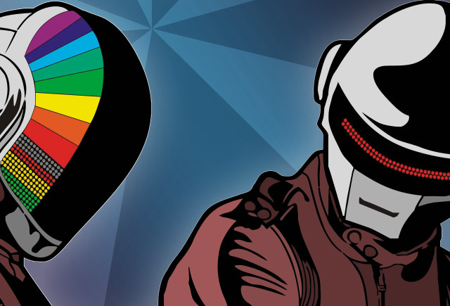 Person helmet rainbow light side free wallpaper for desktop - medium preview image