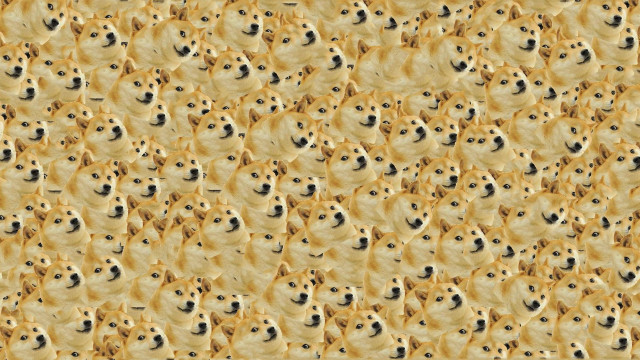Dogs group wallpaper pattern row free wallpaper for desktop - medium preview image