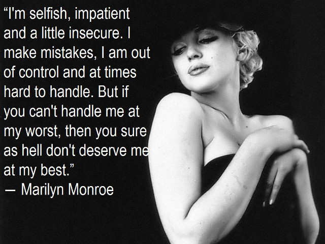 Marilyn monroe self love black free wallpaper for desktop - medium preview image