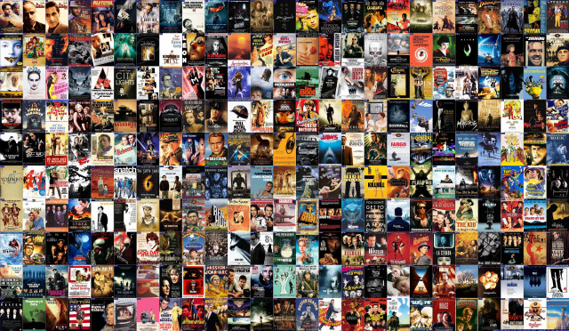 Movie collage titles variety collection free wallpaper for desktop - medium preview image