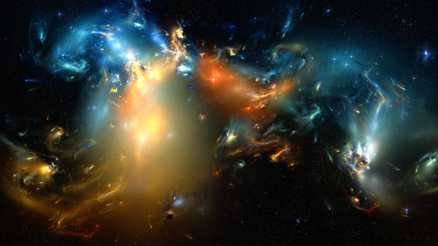 Colorful space stars dust bright #2 free wallpaper for desktop - medium preview image