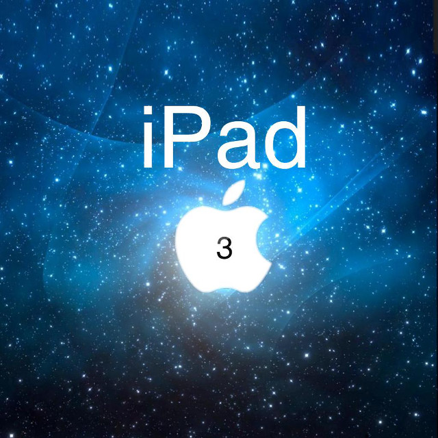 Apple logo ipad 3 stars free wallpaper for tablet - medium preview image