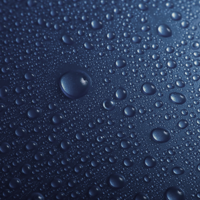 Water droplets blue surface bokeh #4 free wallpaper for tablet - medium preview image
