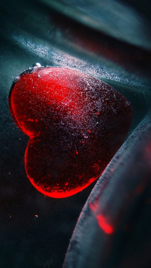 Red object floating water red free wallpaper for mobile - medium preview image