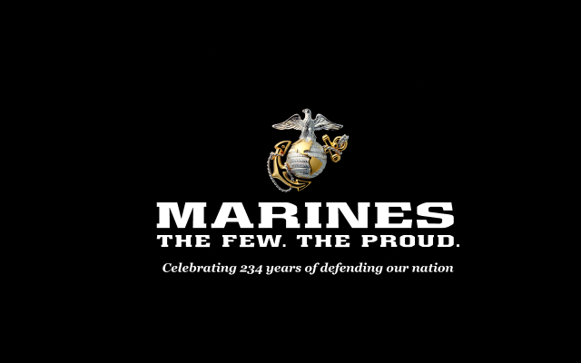 Marine emblem 24 years poster free wallpaper for desktop - medium preview image