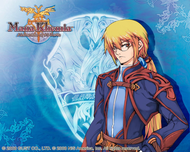 Man blue outfit blue background free wallpaper for desktop - medium preview image