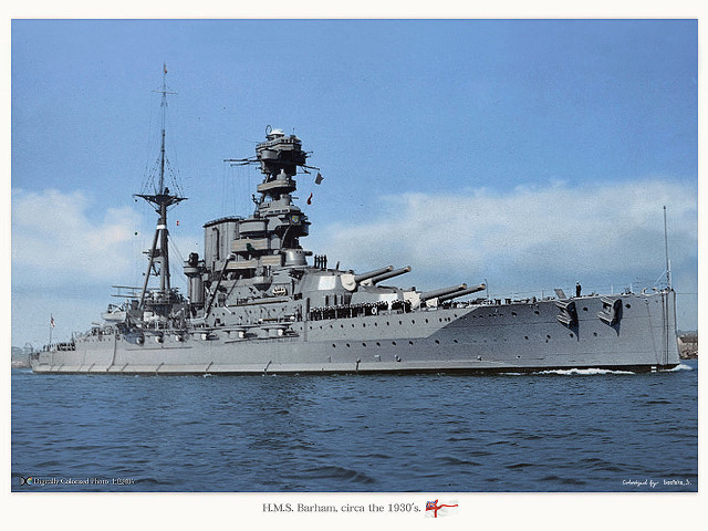 Battleship ocean boat sky water #2 free wallpaper for desktop - medium preview image