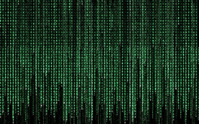 Green numbers black line cybernetics free wallpaper for desktop - medium preview image