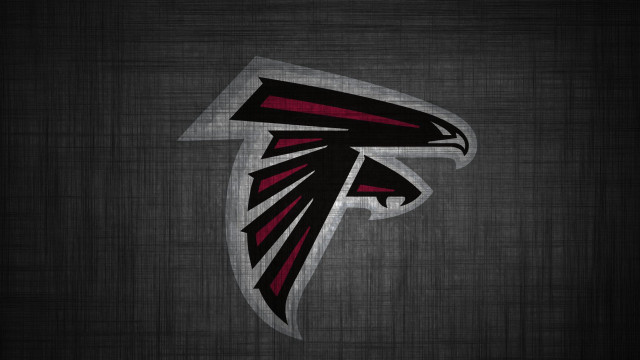 Atlanta football logo black background free wallpaper for desktop - medium preview image