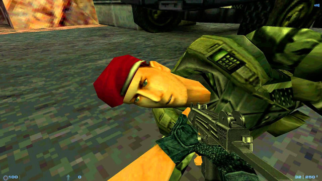 Dog gun red hat computer free wallpaper for desktop - medium preview image