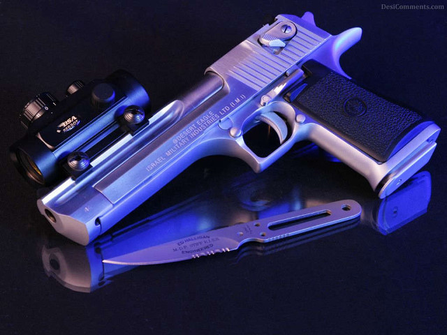 Gun laser light knife table free wallpaper for desktop - medium preview image