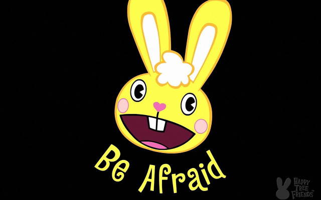 Cartoon bunny big smile be free wallpaper for desktop - medium preview image