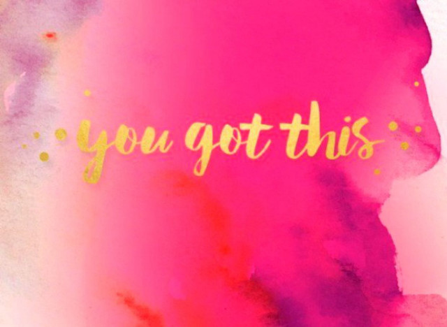 Pink yellow inspirational typographic poster free wallpaper for desktop - medium preview image