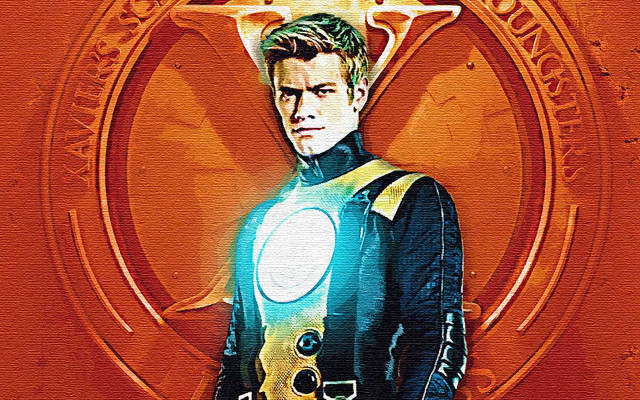 Suit man sci fi futuristic free wallpaper for desktop - medium preview image