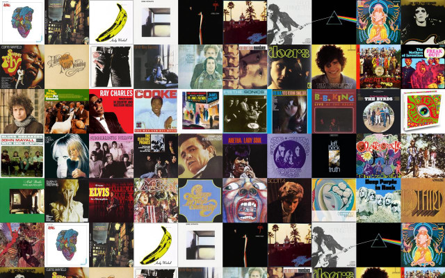 Album collage variety covers images free wallpaper for desktop - medium preview image