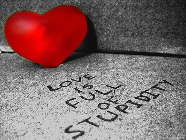 Red heart cement slab writing #4 free wallpaper for desktop - medium preview image