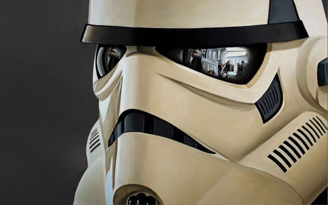 Star wars helmet people black free wallpaper for desktop - medium preview image