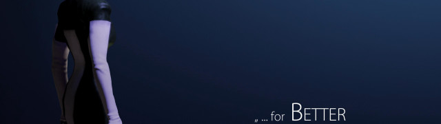 Woman black dress white collar free wallpaper for desktop - medium preview image