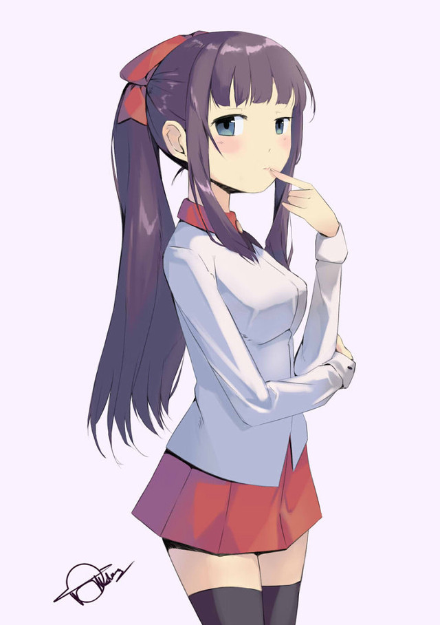 Girl short skirt boots posing free wallpaper for mobile - medium preview image