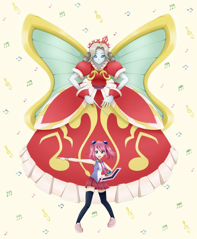 Cartoon character red dress yellow #2 free wallpaper for mobile - medium preview image