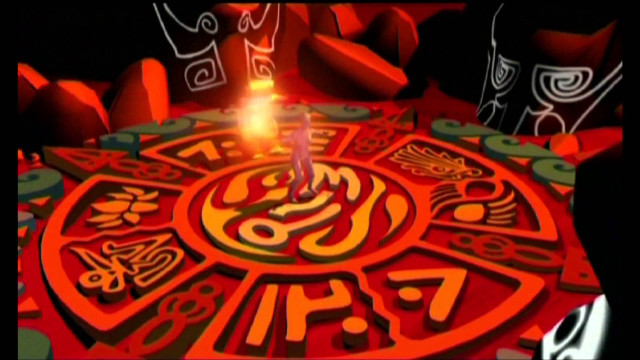 Candle lit circular design red free wallpaper for desktop - medium preview image