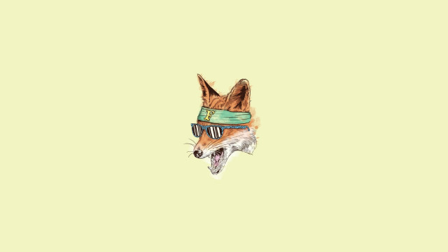 Dog bandana sunglasses drawing cool free wallpaper for desktop - medium preview image