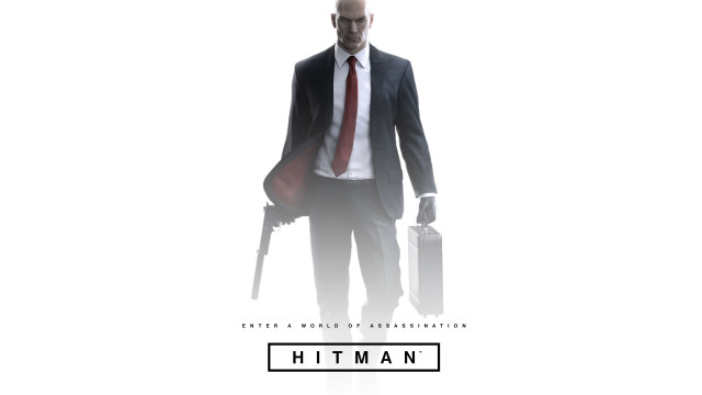 Hitman man suitcase gun red free wallpaper for desktop - medium preview image