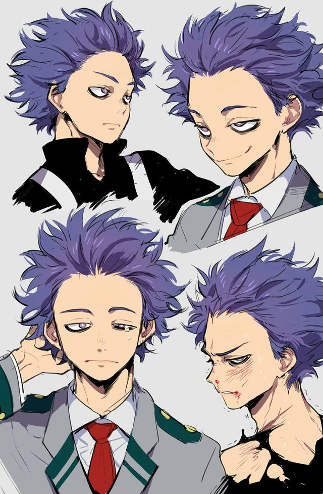 Man purple hair tie neck free wallpaper for mobile - medium preview image