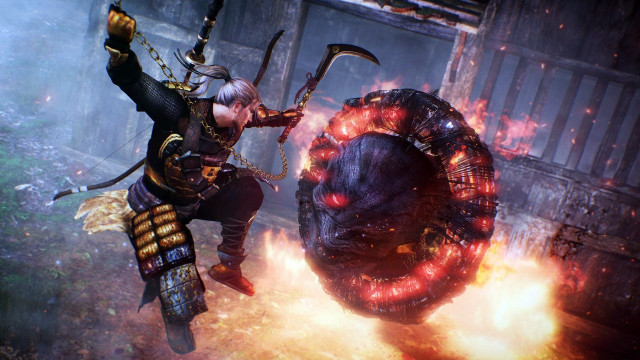 Man armor sword fire pit free wallpaper for desktop - medium preview image