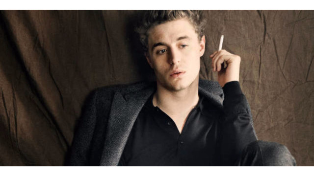 Man chair smoking cigarette hand free wallpaper for desktop - medium preview image