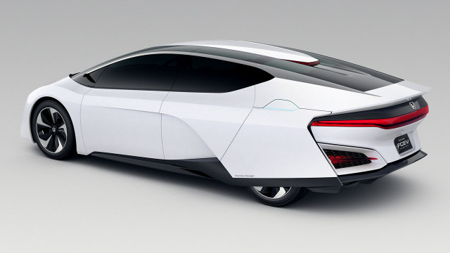 White car studio gray background #2 free wallpaper for desktop - medium preview image