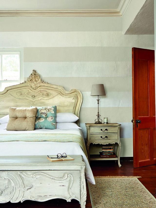 Bedroom with bed interior design #16 free wallpaper for mobile - medium preview image