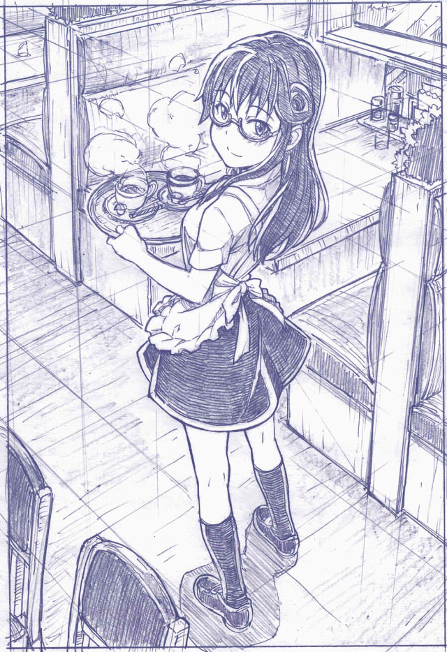 Girl holding bowl kitchen stove free wallpaper for mobile - medium preview image