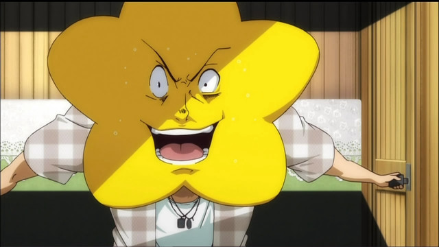 Cartoon character yellow flower surprised free wallpaper for desktop - medium preview image