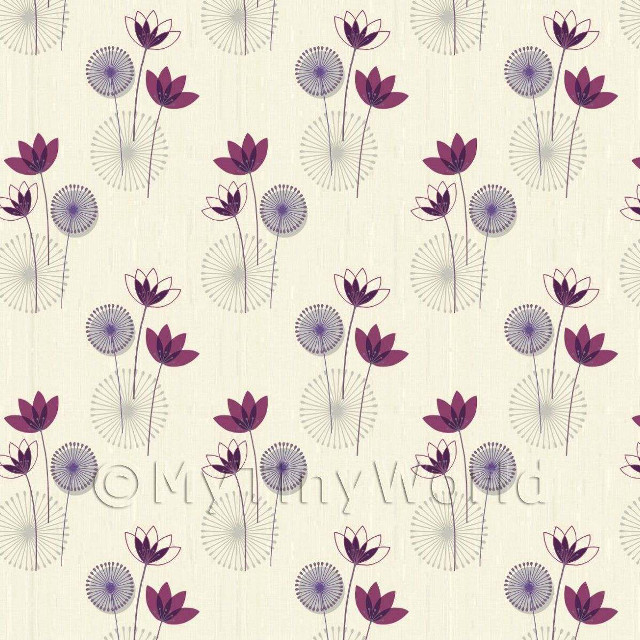 White background purple flowers circles free wallpaper for tablet - medium preview image