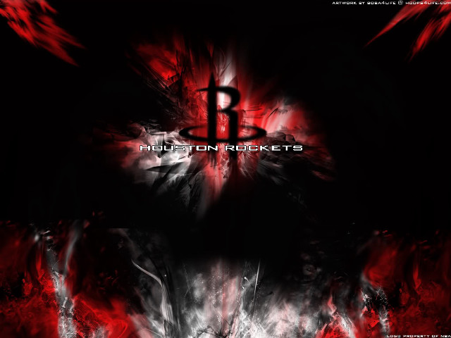 Houston rockets red black background free wallpaper for desktop - medium preview image