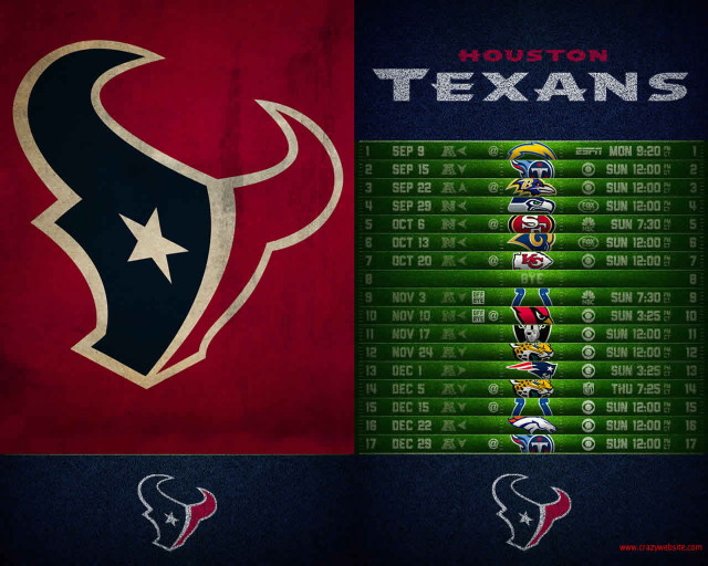 Houston texans logo red blue free wallpaper for desktop - medium preview image