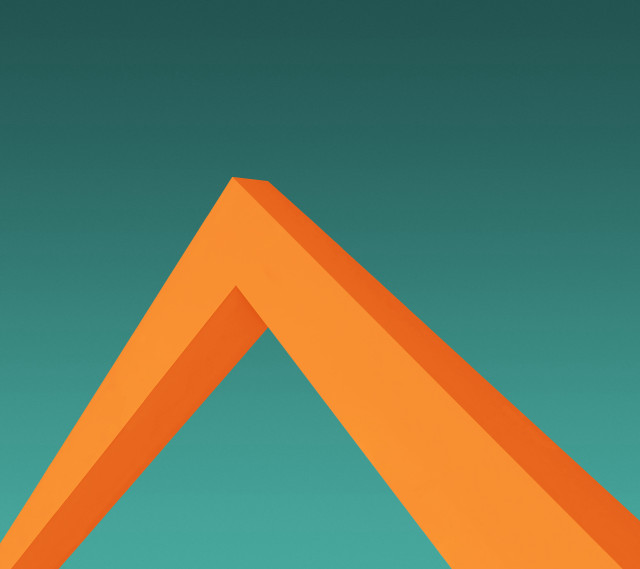 Triangle green background blue sky free wallpaper for tablet - medium preview image