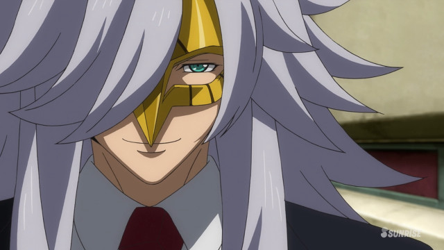 Man long hair tie mask free wallpaper for desktop - medium preview image